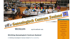 Desktop Screenshot of genealogischcentrum.nl